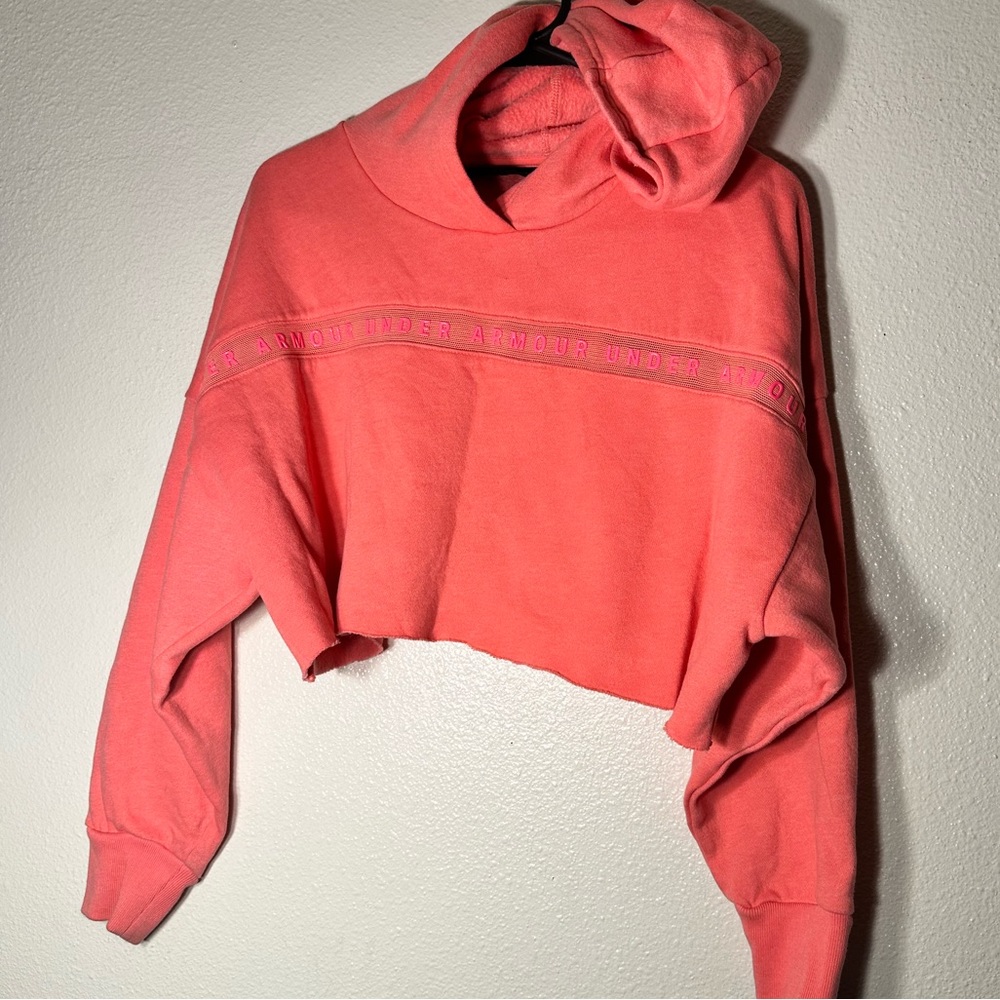Under Armour Sweatshirt Hoodie
Women's xs Long Sleeve Loose Embosh
Logo Pink - Picture 3 of 8